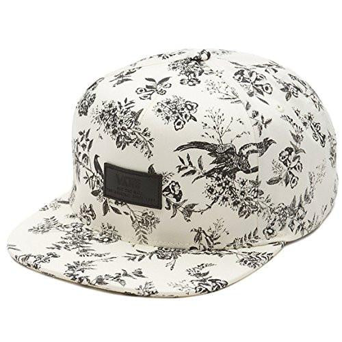 Vans Off The Wall Toile By Starter Snapback Hat Cap Cream White