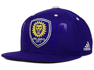 Orlando City Sc New Mls Academy Purple Snapback Adjustable Fit Hat One Size $30
