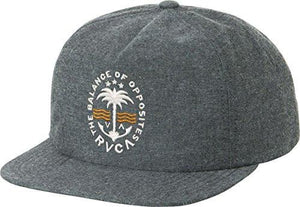 Rvca Palmz Snapback Hat, Navy, One Size