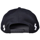 S Ssur Snapback Hat Down By Law Black Adjustable