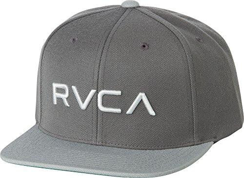 Rvca Twill Snapback Iii Hat Grey Grey Snap Back Cap