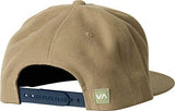 Rvca Barlow Twill Snapback Hat, Bark, One Size