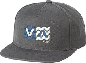 Rvca Wave Box Snapback Hat, Smoke, One Size