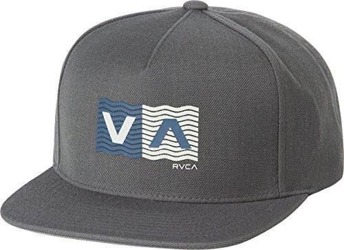 Rvca Wave Box Snapback Hat, Smoke, One Size