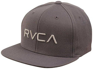 Rvca Big Boys Rvca Boy Twill Snapback Hat, Steel Grey, Ea