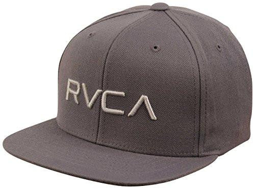 Rvca Big Boys Rvca Boy Twill Snapback Hat, Steel Grey, Ea