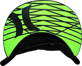 Hurley Open Fuse Nike Drifit New Era 9Fifty Snapback Cap Hat One Size, Black/Lime