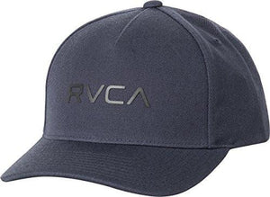 Rvca Curved Bill Snapback Hat, Navy, One Size