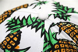 Fashion Unisex Pineapple Snapback Bboy Adjustable Baseball Cap Hiphop Hat White