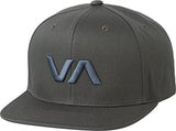 Rvca Va Snapback Ii Hat, Grey/Blue, One Size