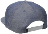 Chambray Box Logo Snapback, Navy, One Size