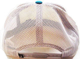 Volcom Going Somewhere White/Blue Mesh Flat Brim Snapback Hat Osfa