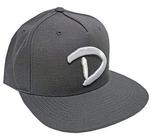 Og D Snapback Cap, Grey