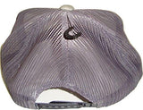 Air Time White/Gray/Yellow Flat Brim Snapback Hat Osfa