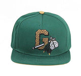 G Embroidered Snapback Hatgreen