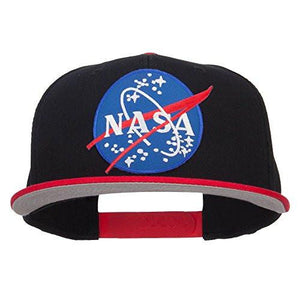 Lunar Nasa Patched Two Tone Snapback Red Black Osfm