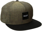 Chambray Box Logo Snapback, Mustard, One Size