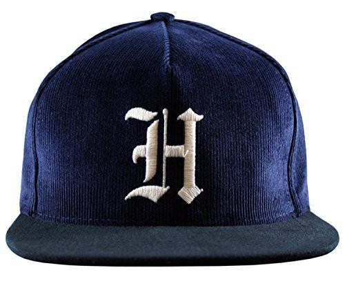 Worldwide Victor Corduroy Cotton Snapback Hat 2 Colors Available Navy