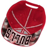 Chicago Bulls Flat Brim Snapback W/ Sub Visor Hat