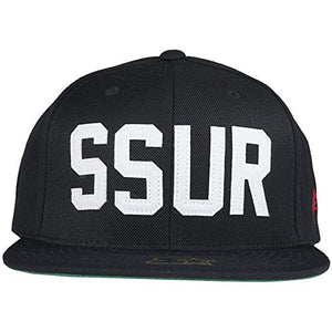 Ssur Starter Snapback Hat Black Adjustable