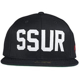 Ssur Starter Snapback Hat Black Adjustable