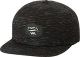 Rvca Transfers Snapback Hat, Black, One Size