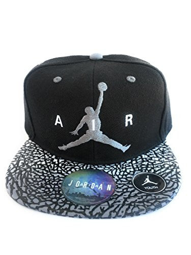 Air Jordan Elevate Snapback Cap Black Grey One Size, Black/Grey