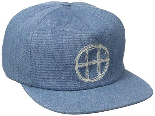 Circle H Snapback, Denim, One Size
