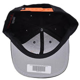 Emblem Jewel Gem Snapback Hat Osfa Black