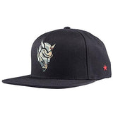 Ssur Plus Devil Platoon Snapback 6 Panel Hat Black Adjustable
