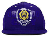 Orlando City Sc New Mls Academy Purple Snapback Adjustable Fit Hat One Size $30