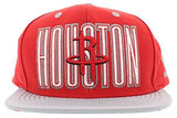 Houston Rockets Two Tone Snapback Cap Red One Size