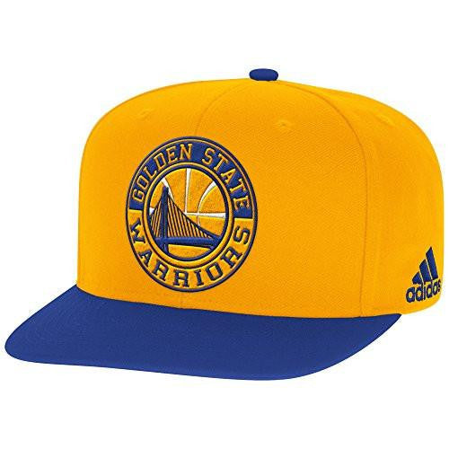 Golden State Warriors Logo Flat Brim Snapback Hat