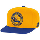 Golden State Warriors Logo Flat Brim Snapback Hat