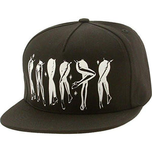 Legs Snapback Cap Black