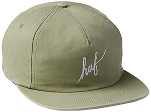 Washed Script Snapback, Sage, One Size
