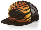 Vans Off The Wall Beach Girl Trucker Snapback Hat Cap Tiger Brown