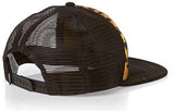 Vans Off The Wall Beach Girl Trucker Snapback Hat Cap Tiger Brown