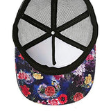 Vans Off The Wall Beach Girl Novelty Trucker Snapback Hat Cap Galaxy Floral