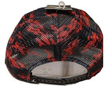 Jordan Jumpman Camo Trucker Snapback Hat Red/Black