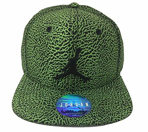 Jordan Jumpman Premium Snapback Hat Cap Green/Black
